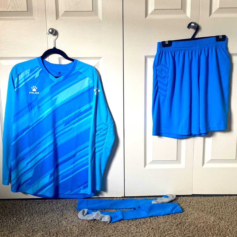 Kelme Padded Soccer Goalie Set